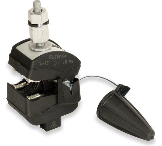 Изображение товара Зажим прокалывающий переходный ЭНЕРВИК /ENSTO SLIW64 Al/Cu 16-95 мм² / Al/Cu 16-95 мм², герметичный (1 шт.) SLIW64-1