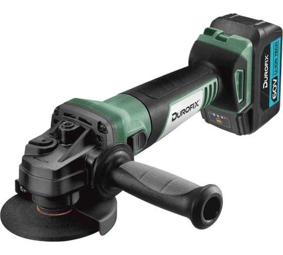 Изображение товара Аккумуляторная угловая шлифовальная машина Durofix 60V RG6019-125 RG6019-125-PM