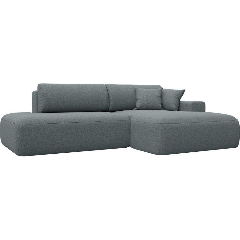 Изображение товара Угловой диван Лига-036 Модерн правый угол серый без упак., механизм еврокнижка