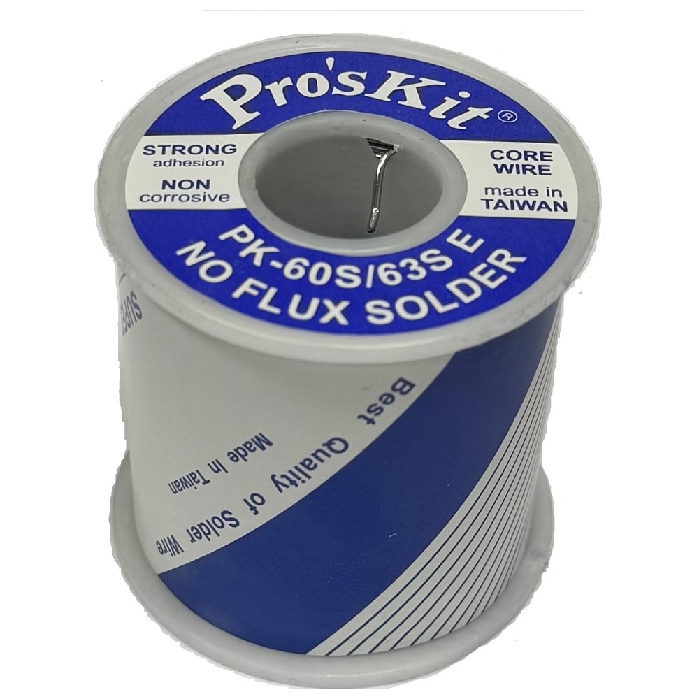 Изображение товара Припой PK-63S10E Pro'sKit 1 мм 0.5 кг Sn63/Pb37 без флюса