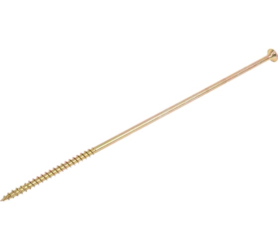 Изображение товара Саморез по дереву INFIX потайной, 6x240, желтый цинк, TX30 5 шт. 650560733