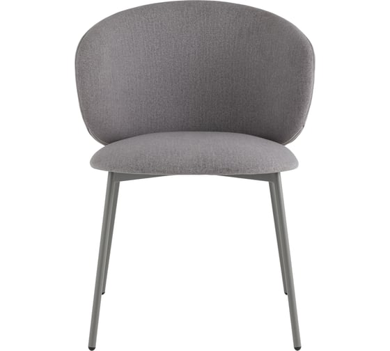 Изображение товара Стул для кухни Стул Груп обеденный Блейз велюр серый, каркас серый (комплект 2 стула) LV-109-E86-7005 BOX