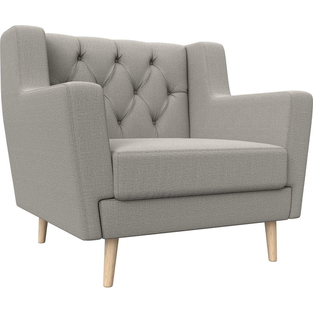 Изображение товара Современное кресло Лига диванов Брайтон Люкс 125630 бежевое для гостиной