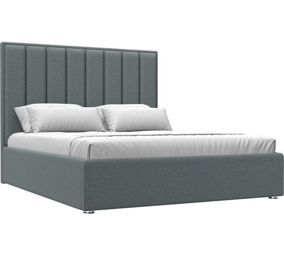 Изображение товара Интерьерная кровать Лига диванов Афродита 160 рогожка Амур серый 123054