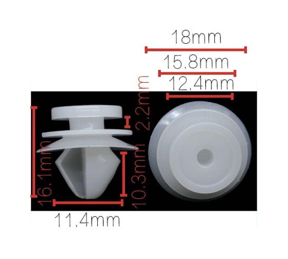 Изображение товара Клипса крепежная Nord-Yada для а/м Land Rover LR028939 внутреней отделки (10шт в 1уп) 909690