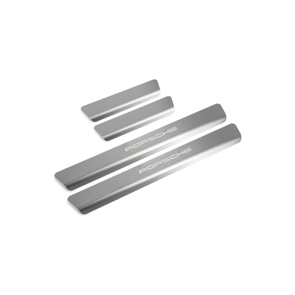 Изображение товара Накладки на пороги Rival для Porsche Cayenne III 2017-н.в. из нержавеющей стали
