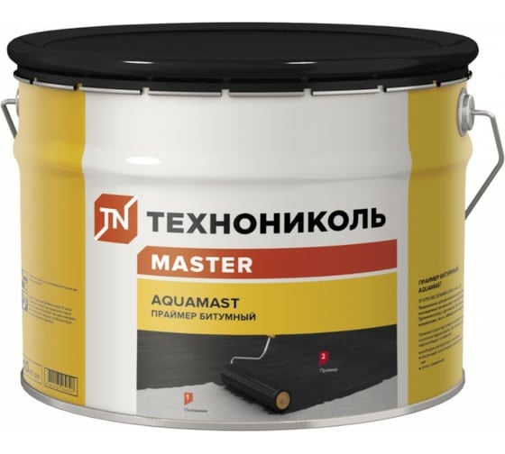 Изображение товара Битумный праймер Технониколь AquaMast 10 л TN889467