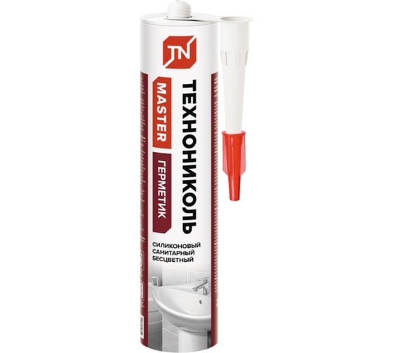 Изображение товара Санитарный силиконовый герметик Технониколь бесцветный, 280 мл TN667563