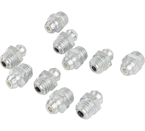 Изображение товара Пресс-масленка Rockforce 8мм, комплект 10 шт RF-GN-01-8MM(57195)