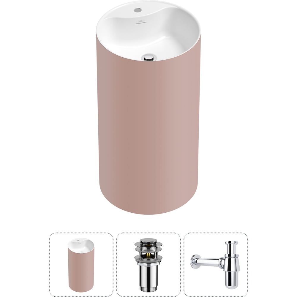Изображение товара Напольная раковина Wellsee Chalice Perfection 20213109R акрил 450х450 мм