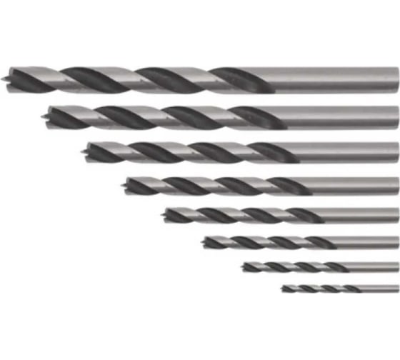 Изображение товара Набор сверл по дереву HQ (8 шт; 3-10 мм) FIT 36100