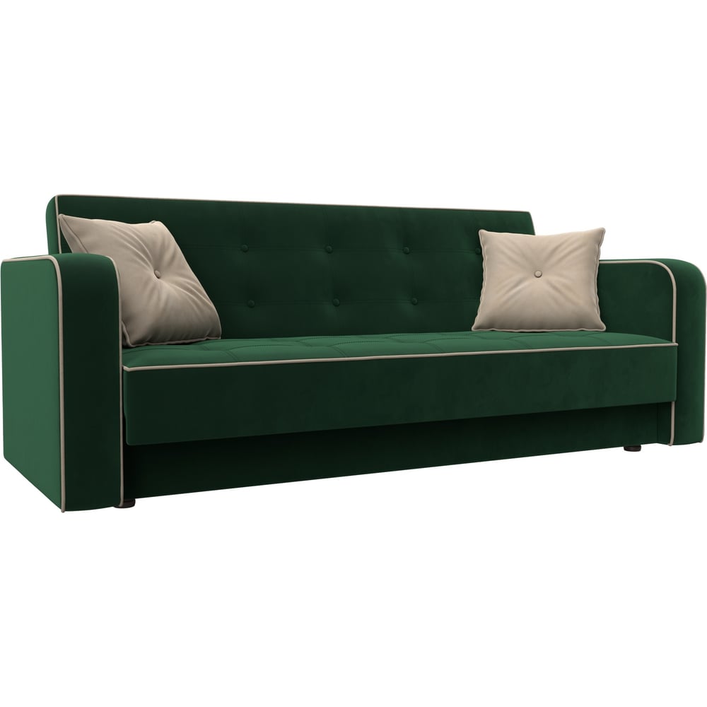 Изображение товара Диван-книжка Лига диванов Тур 126124 с ящиком и декоративными подушками