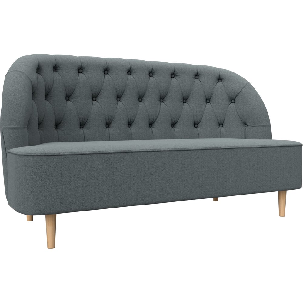 Изображение товара Кушетка Лига диванов Амиса 126028 - Серый цвет, классика, 3 места