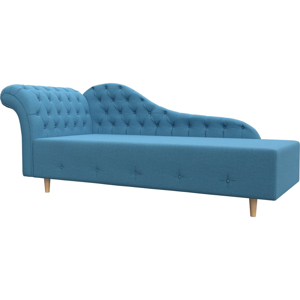 Изображение товара Кушетка Лига диванов Камерон левая 123651L классика голубой рогожка