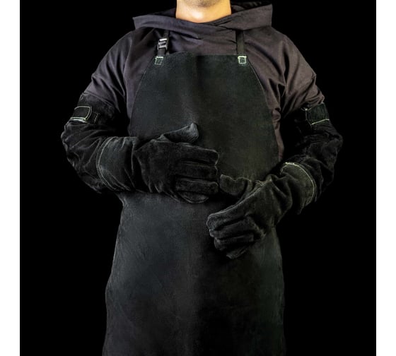 Изображение товара Цельный спилковый фартук без швов КСМ рфсц-01