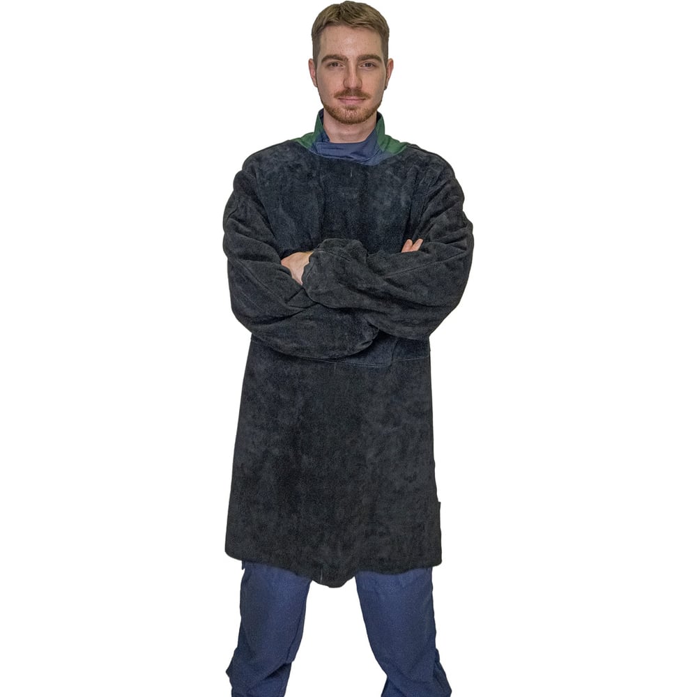 Изображение товара Фартук с рукавами КСМ РФСР-04 для сварщиков высокая защитная функция