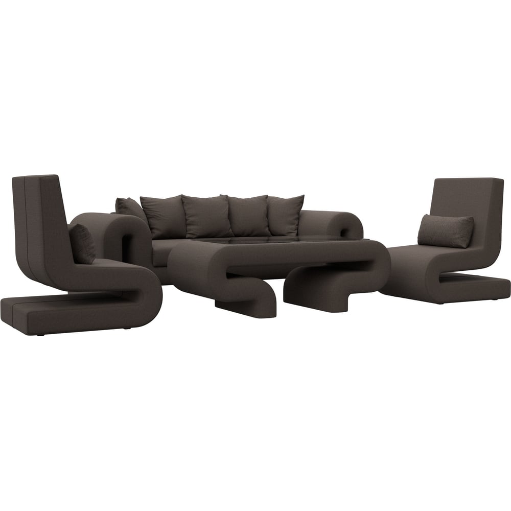 Изображение товара Набор мебели для гостиной Лига Волна-2 стол диван 2 кресла классика