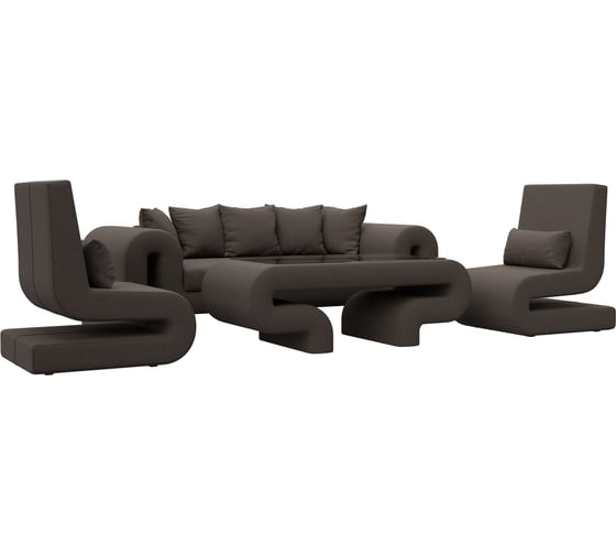 Изображение товара Набор Лига диванов Волна-2 (стол, диван, 2 кресла) 125328