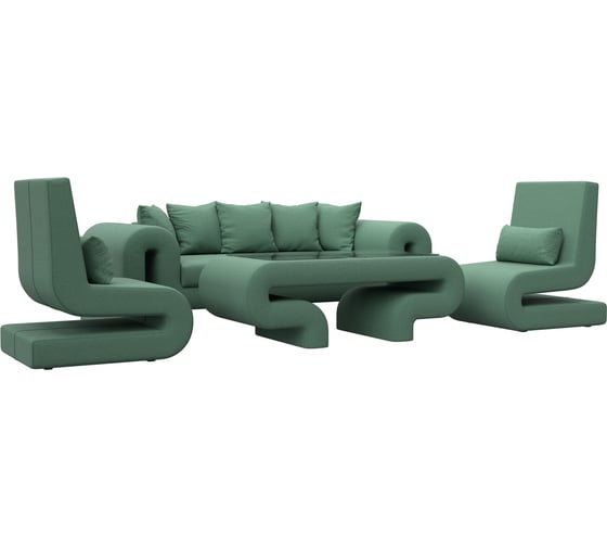 Изображение товара Набор Лига диванов Волна-2 (стол, диван, 2 кресла) 125329