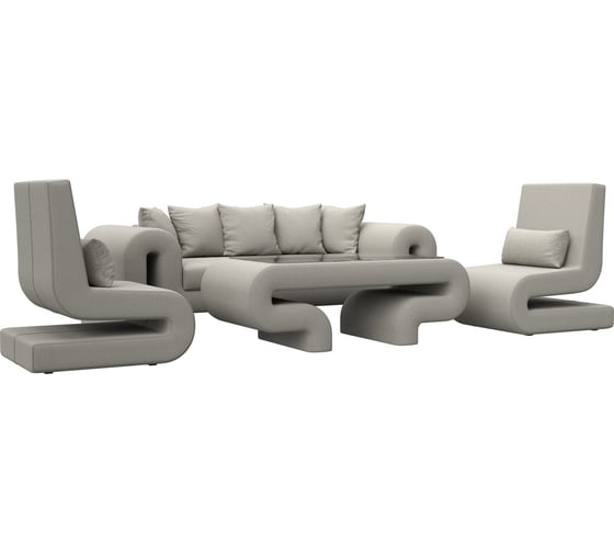 Изображение товара Набор Лига диванов Волна-2 (стол, диван, 2 кресла) 125781