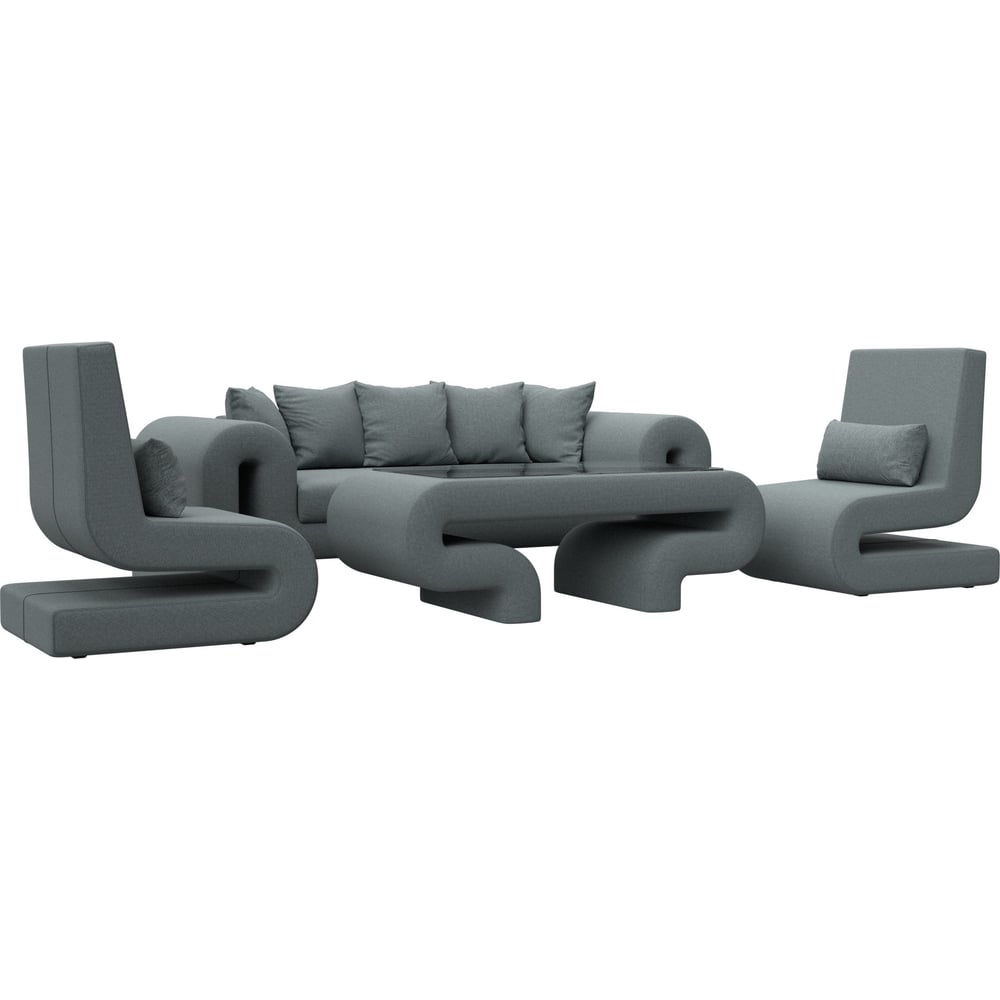 Изображение товара Набор Лига диванов Волна-2 (стол, диван, 2 кресла) 125330