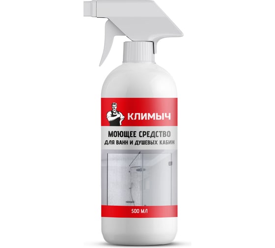 Изображение товара Моющее средство для душевых кабин Климыч 500 мл CLM0120