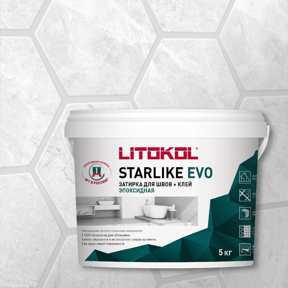 LITOKOL STARLIKE EVO S.102 BIANCO GHIACCIO