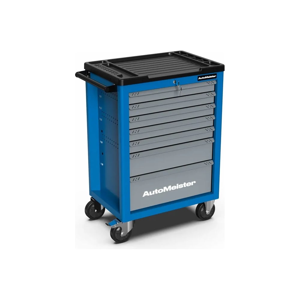 Изображение товара Инструментальная тележка AutoMeister с 7 ящиками и набором 229 предметов