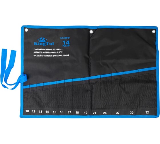Изображение товара Органайзер тканевый KingTul для набора ключей 14 предметов KT-5141P-P(58953)
