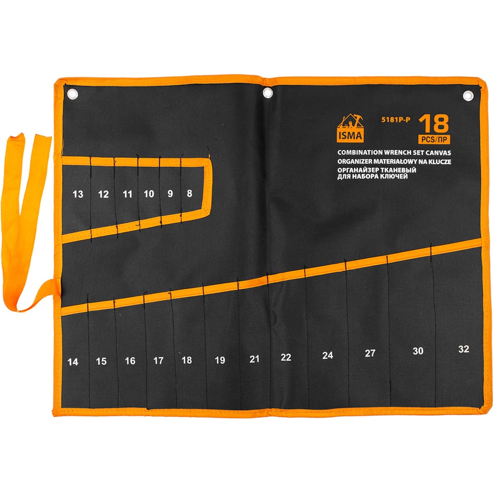 Изображение товара Органайзер тканевый для ключей ISMA 18 карманов модель ISMA-5181P-P