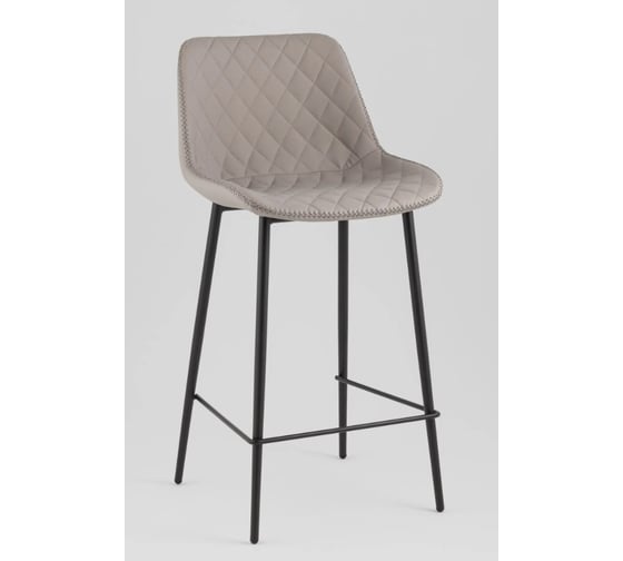 Изображение товара Стул барный Стул Груп Arch, экокожа, серый (комплект 2 стула) CQ-8397A - 232-25 BOX