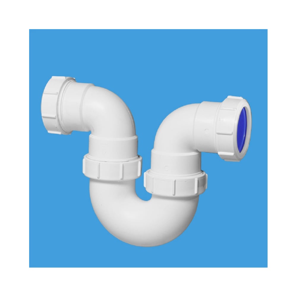 Изображение товара Сифон вход/выход McAlpine горизонтальный P-образный MRT32-50 для кухонной мойки