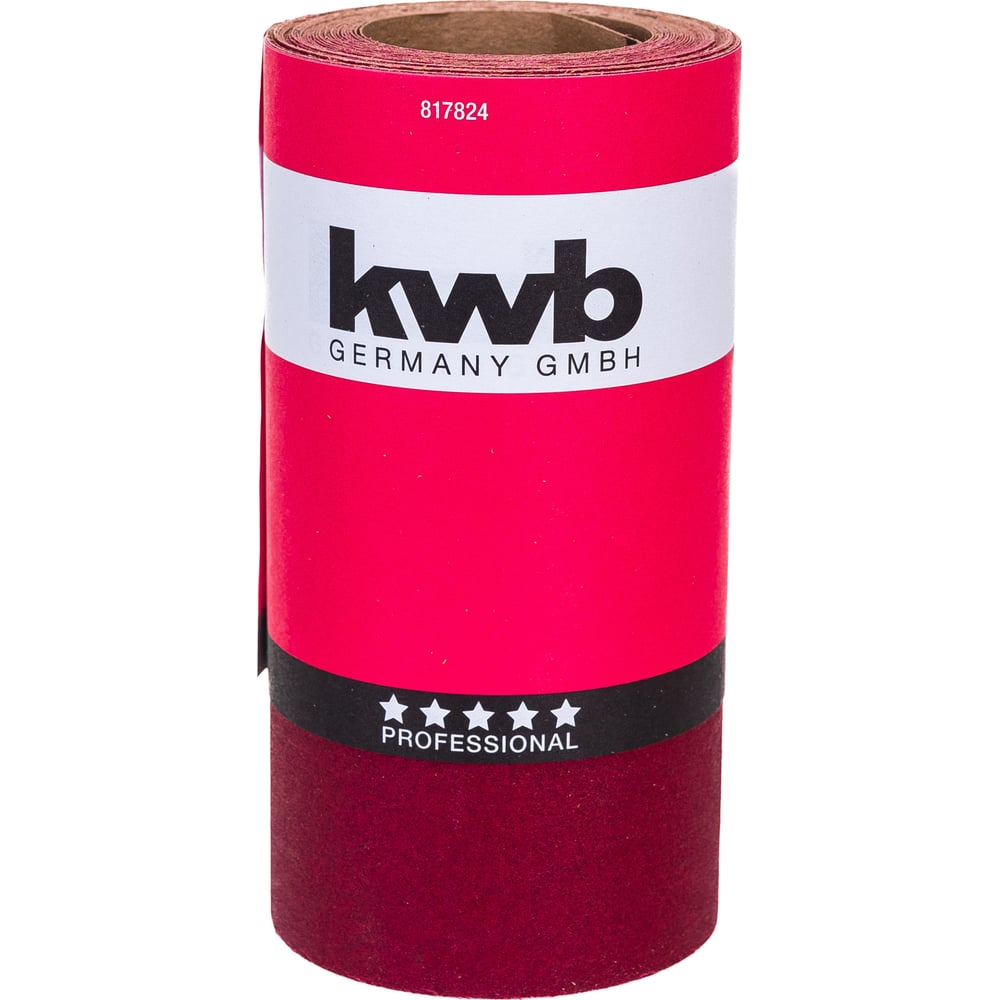 Бумага наждачная KWB бумага наждачная баз 75646 lp41c на бумажной основе в рулоне p60 100 мм х 5 м