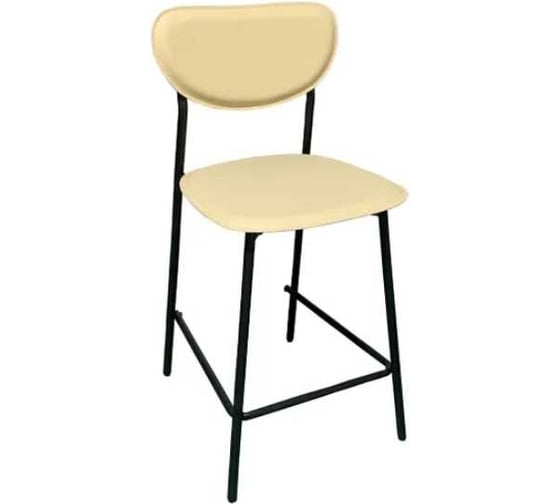 Изображение товара Стул полубарный со спинкой Стул Груп Minnie, бежевый HPB2318 HAB1-23