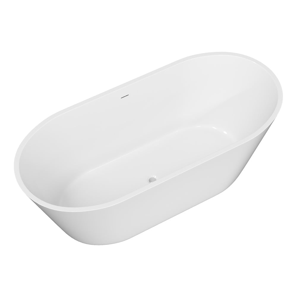 Изображение товара Ванна акриловая отдельностоящая Teymi  Solli Pro 170х75х60 белая T130201 ЦБ-00270329