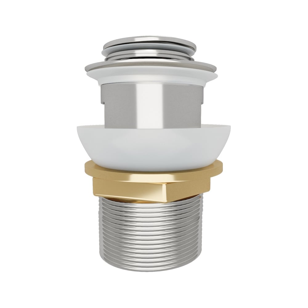 Изображение товара Донный клапан для раковины с переливом Teymi Ritta хром T140125 ЦБ-00270264