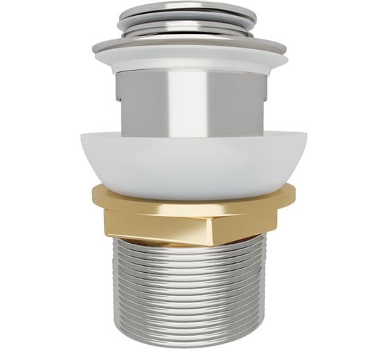 Изображение товара Донный клапан для раковины с переливом Teymi Ritta хром T140125 ЦБ-00270264