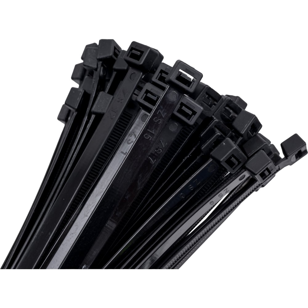 Изображение товара Кабельные стяжки DYLLU 100 500x9 мм черные комплект 100 шт