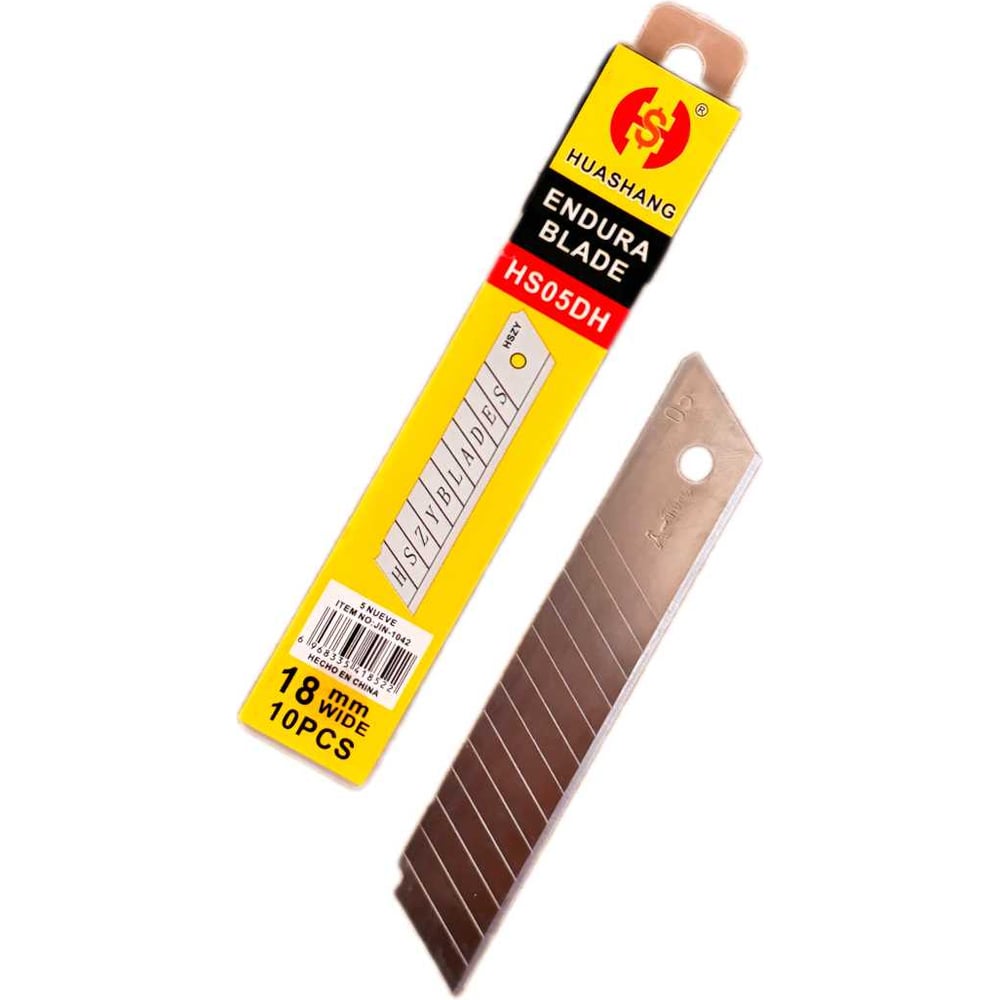 Изображение товара Лезвия для ножей Monolit 18мм 10 шт. сегментированные сталь пенал