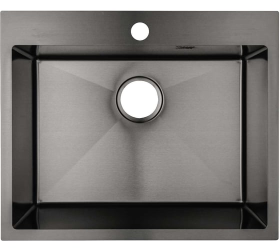 Изображение товара Мойка сварная VIDAGE VS-6050, 60x50x21.5 см, черный, нерж сталь 1602008