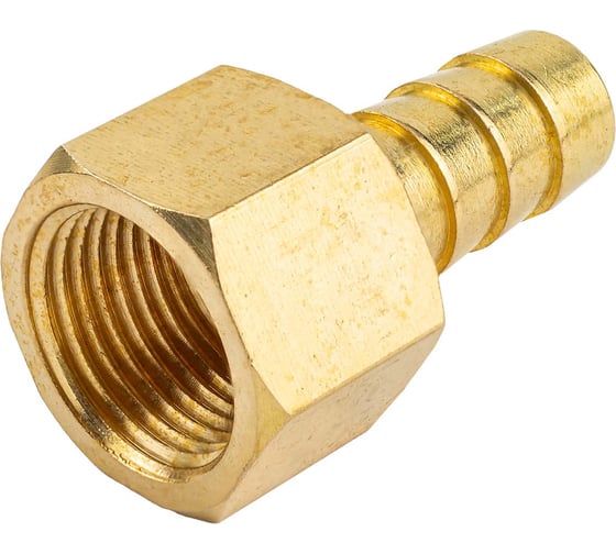 Изображение товара Штуцер пневматический Forsage внутр. резьба 3/8 - елочка 10мм F-FFH06/06(58751)