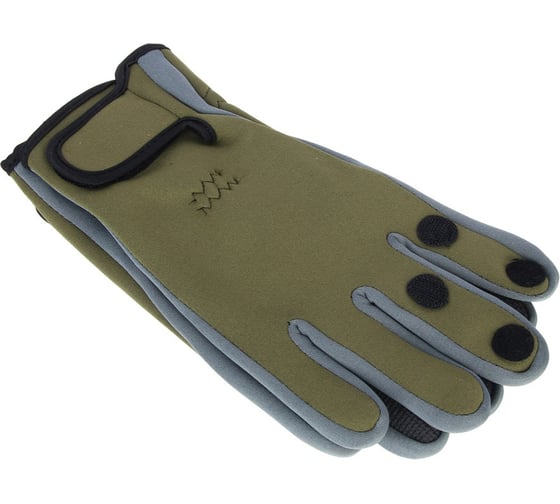 Изображение товара Перчатки влагостойкие рыболовные AZOR FISHING хлопок, полиэстер, микрофибра 127-069