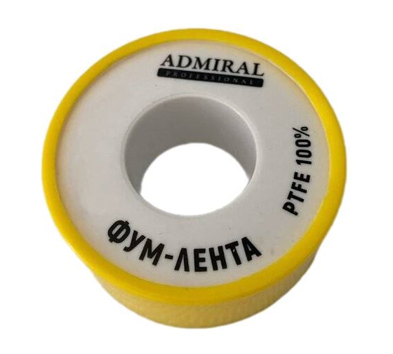 Изображение товара Фум-лента ADMIRAL STARS 12мм x 15м x 0,1мм плотность 0,25г на м3 54395649