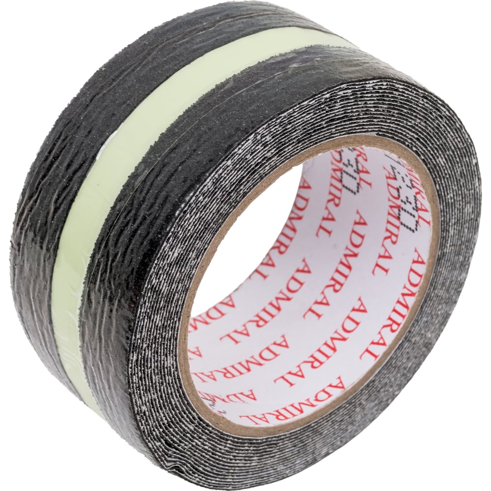 Изображение товара Лента противоскользящая ADMIRAL STARS с фотолюминесцентной полоской 50мм x 5м