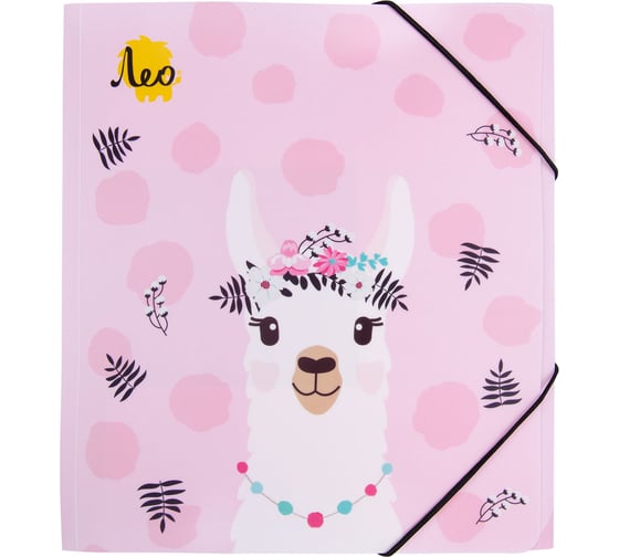 Изображение товара Папка Лео 5 шт., на резинке, A4, LRF-06, 450 мкм, 35 мм, песок, Учись 01-Лама 679185