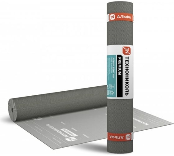 Изображение товара Гидро-ветрозащитная диффузионная мембрана АЛЬФА ВЕНТ 110 (1.5 x 50 м) Технониколь TN647978
