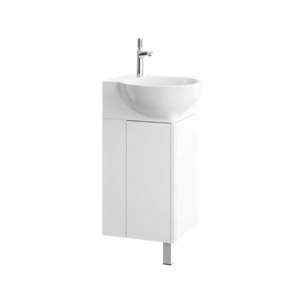 Изображение товара Напольная тумба AQWELLA Porto 45 см белая современная для ванной комнаты