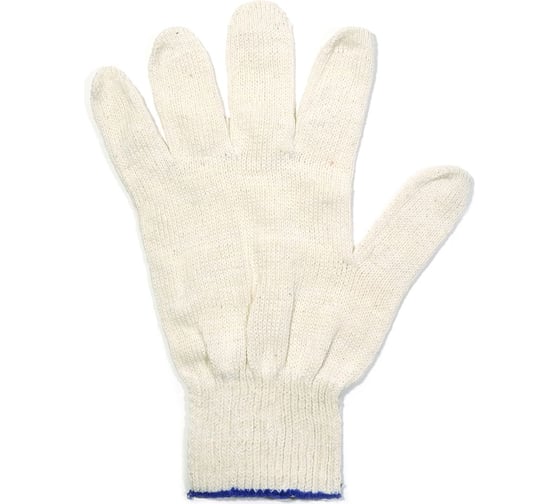 Изображение товара Перчатки АНТЕЙ ПЛЮС Люкс Премиум, х/б, 6-ти нитка, 10 класс вязки, 151 текс 47-50г, белые, 250 пар 029