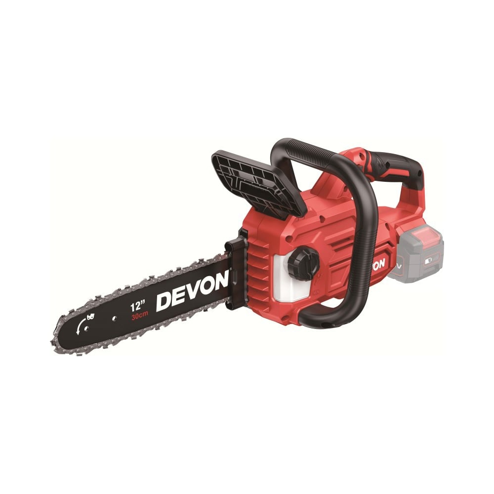 Изображение товара Аккумуляторная цепная пила DEVON 4557-Li-20 профессиональный инструмент без аккумулятора и ЗУ
