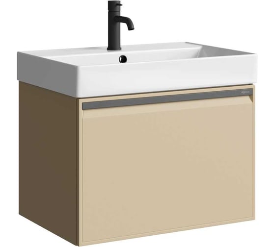 Изображение товара Подвесная тумба AQWELLA Pure 66 см в цвете бежевый PUR0165KS